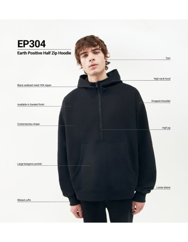 EPF-EP304-Half Zip Hoodie